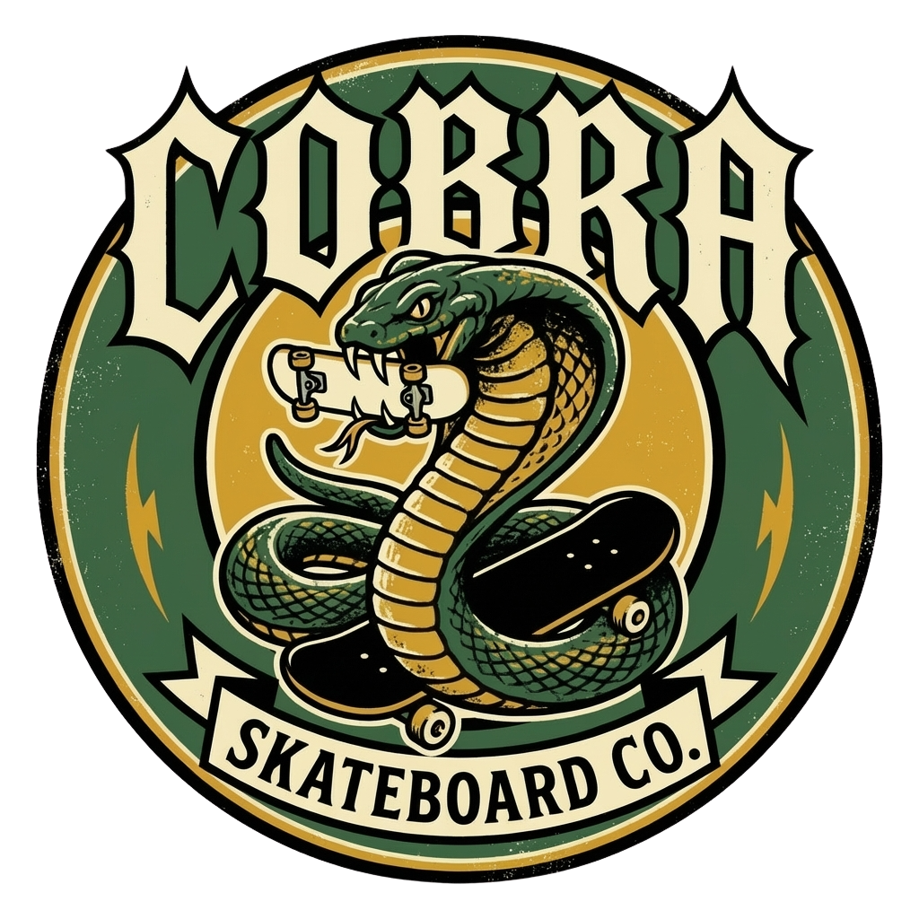 Cobra Skateboard Co. badge logo